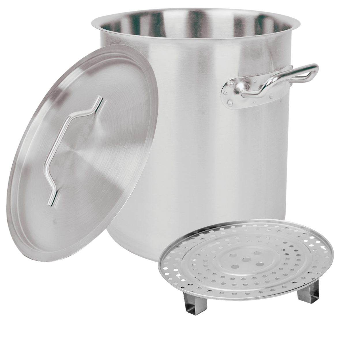Vaporera 200 Lts. Acero Inoxidable Ø60cm x 70cm alto
